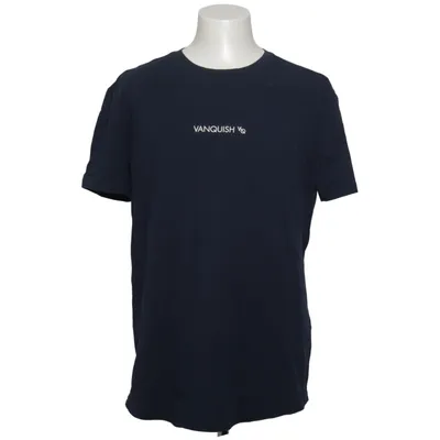 T-shirt (Bleu) de Vanquish Coton, Élasthane