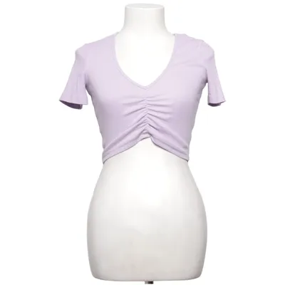 Crop top (Lila) från Vera & Lucy Bomull, Elastan, Polyester