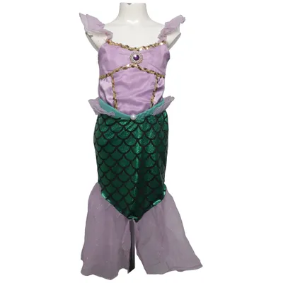 Fancy dress (Purple, Green) from Den Goda Fen Polyester