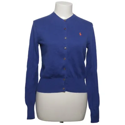 Cardigan (Blå) fra Polo Ralph Lauren Bomuld, Merinould