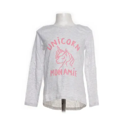 Lange mouwen shirt (Grijs) van H&M Kids Katoen, Viscose