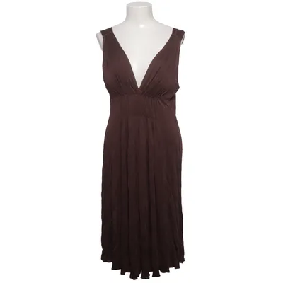 Dress (Brown) from Alberta Ferretti Silk, Viscose