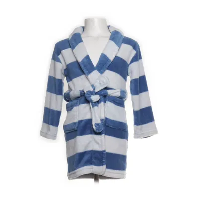 Bathrobe (White, Blue) from Eldys Polyester