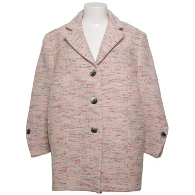 Kavaj (Beige, Flerfärgad) från Ganni Polyamid, Viskos, Ull