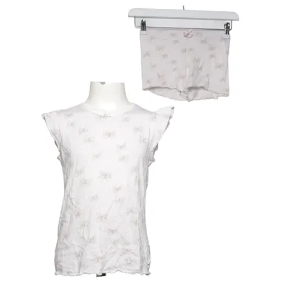 Pyjamas (Vit) från Sanetta Bomull, Modal