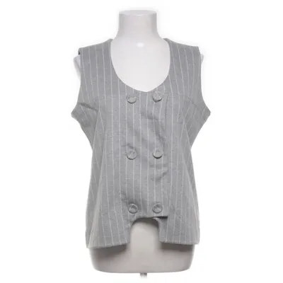 Vest (Grå, Hvid) fra Margot Bomuld, Elastan, Polyester