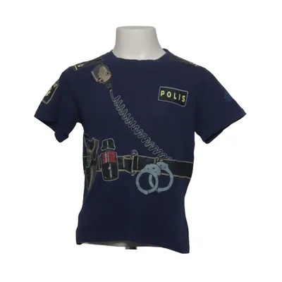 T-shirt (Blauw) van Polisen Katoen