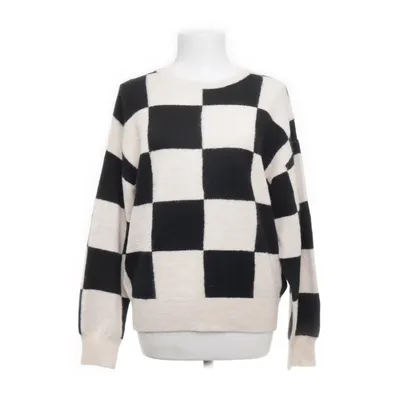 Sweater (White, Black) from Sora Acrylic, Elastane, Wool, Recycled polyester