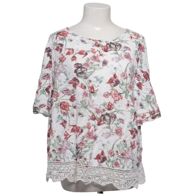 Top (White, Multicolored) from George Cotton, Viscose