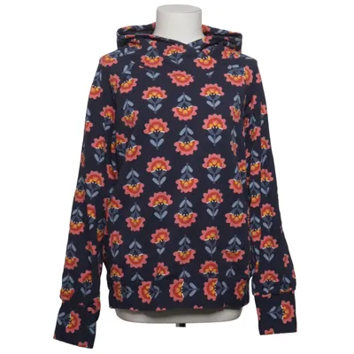 Sweat à capuche (Bleu, Multicolore) de Blutsgeschwister Élasthane, Coton biologique
