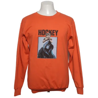 Collegetröja (Orange) från Hockey Bomull, Polyester