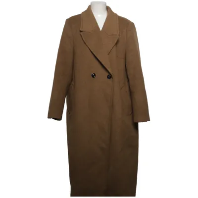 Frakke (Brun) fra Mango Akryl, Polyamid, Polyester, Viscose, Uld