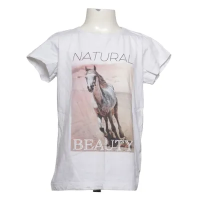 T-shirt (White, Multicolored) from Copperfield Cotton