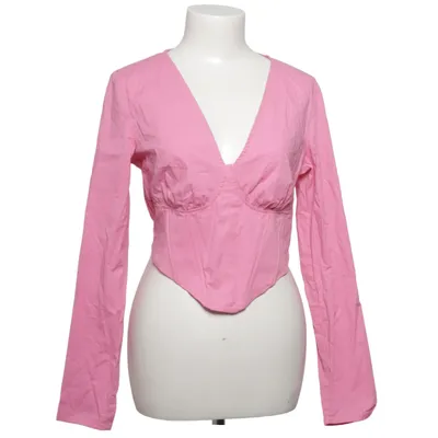 Top (Roze) van Bershka Katoen, Elastaan
