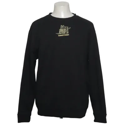 Collegetröja (Svart) från Top Swede Bomull, Polyester