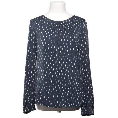 Blus (Blå, Vit) från Yessica Premium Elastan, Polyester, Viskos