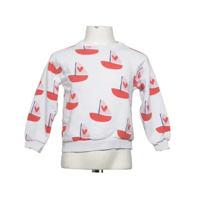 Sweatshirt (White, Red, Blue) from Zara Cotton, Polyester