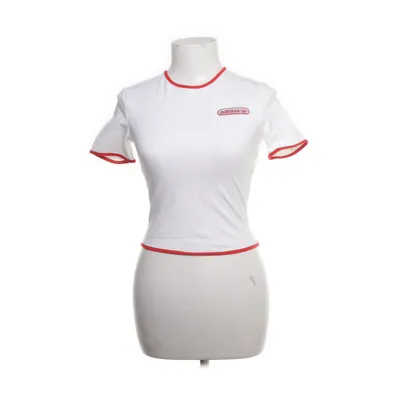 Crop top (Blanc, Rouge) de Adidas