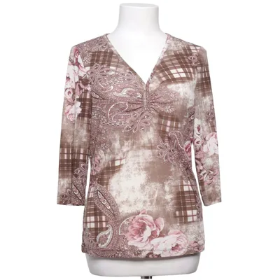 Topp (Brun, Rosa, Flerfärgad) från Taifun Collection Polyester