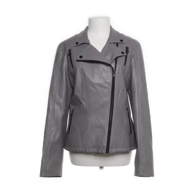 Bikerjacka (Grå) från Rosse Line Polyester, Polyuretan