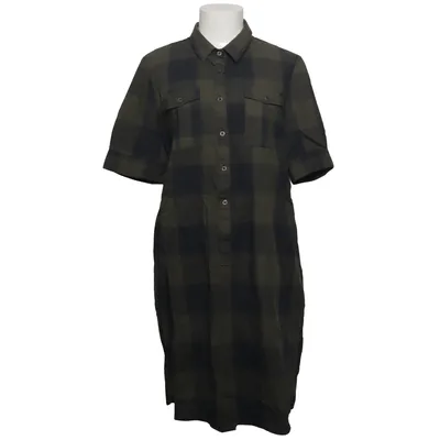 Shirt dress (Green, Black) from Vero Moda Jeans Cotton