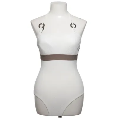 Maillot de bain une pièce (Blanc, Marron) de Esmara Élasthane, Polyester