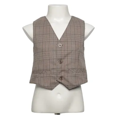 Gilet de costume (Marron) de H&M Élasthane, Polyester, Viscose
