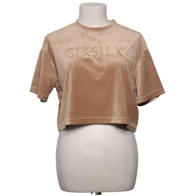 T-shirt (SSW-3770 SIKSILK VELOUR CROPPED TEE) from SikSilk Elastane, Polyester