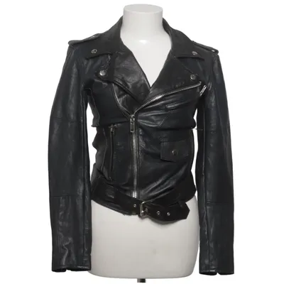 Biker jacket (Black) from Deadwood