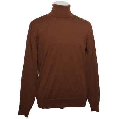 Turtleneck (Brown) from GANT Rugger Merino wool
