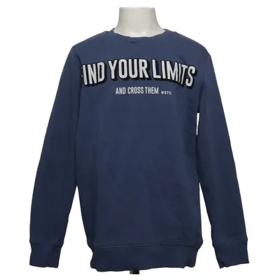 Sweatshirt (Blå) fra STC Bomuld, Polyester