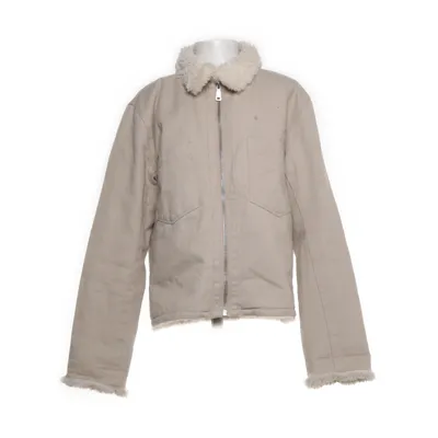 Fodrad jeansjacka (Beige) från Mango Bomull, Polyester