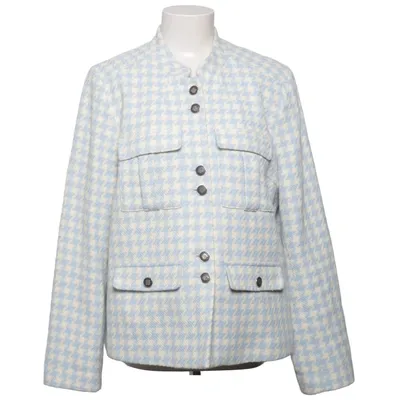 Jacka (Blå, Vit) från Mos Mosh Polyester, Återvunnen bomull