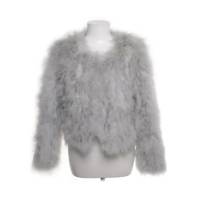 Fjäderjacka (Grå) från CPH Feather Fjädrar, Polyester, Päls