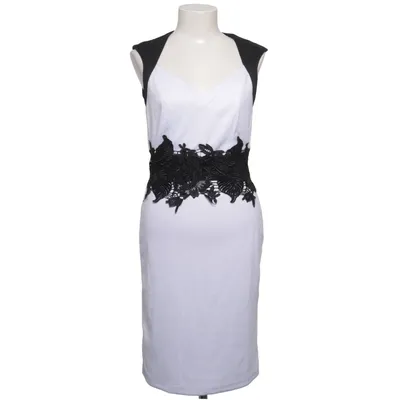 Cocktail dress (White, Black) from Koucla Cotton, Polyester
