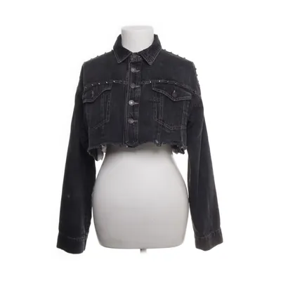 Denim jacket (Black) from Forever 21