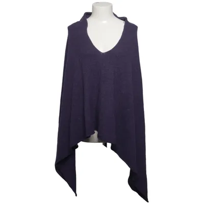 Poncho (Violet) de Rose Bud Cachemire, Laine de mouton