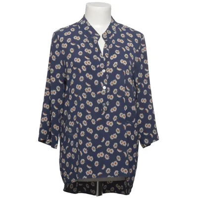 Blouse (Blue, White, Brown) from R. Collection