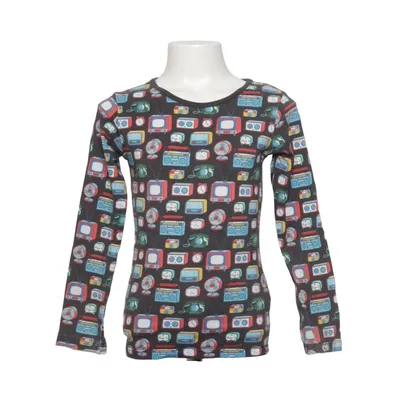 Long sleeve T-shirt (Black, Multicolored) from Mini Mini Elastane, Organic cotton