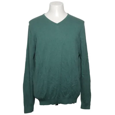 Pull-over (Vert) de Alan Paine Cachemire, Coton, Soie