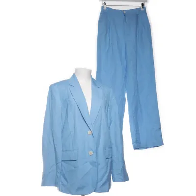 Kostym (Blå) från Lindex Linne, Polyester, Viskos