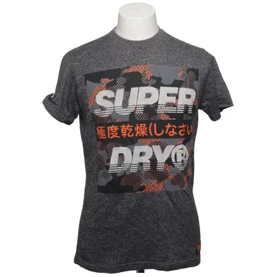 T-shirt (Grå, Flerfärgad) från Superdry Athletics Bomull, Polyester