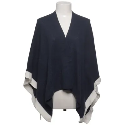 Poncho (Blue, White) from Extra Me Polyamide, Polyester, Viscose