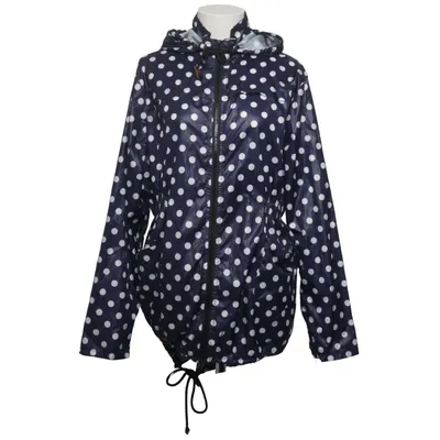 Regnjacka (Blå, Vit) från Mea Polyester, Viskos