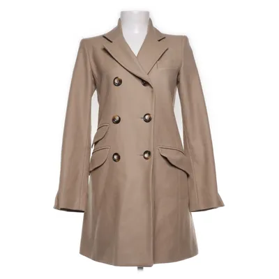 Manteau (Beige) de Asos White Acétate, Cuir, Nylon, Laine