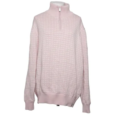 Pull-over (Rose, Blanc) de Marine Coton, Polyester
