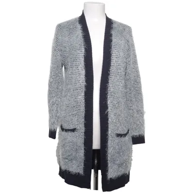 Strickjacke (Blau, Grau) von The New Acryl, Polyamid, Wolle