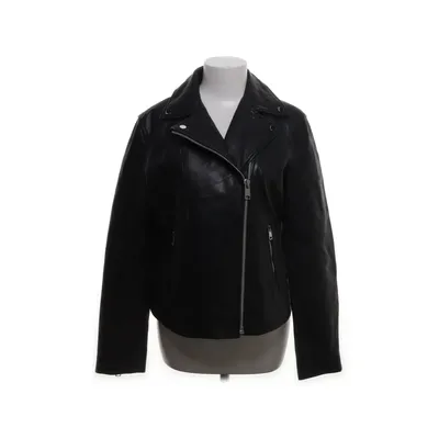 Bikerjakke (Sort) fra Mango Læder, Polyester