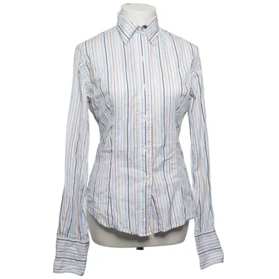Shirt (Blue, Brown, White) from TM Lewin Cotton