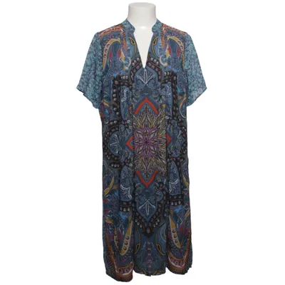 Jurk (Blauw, Meerkleurig) van Niza